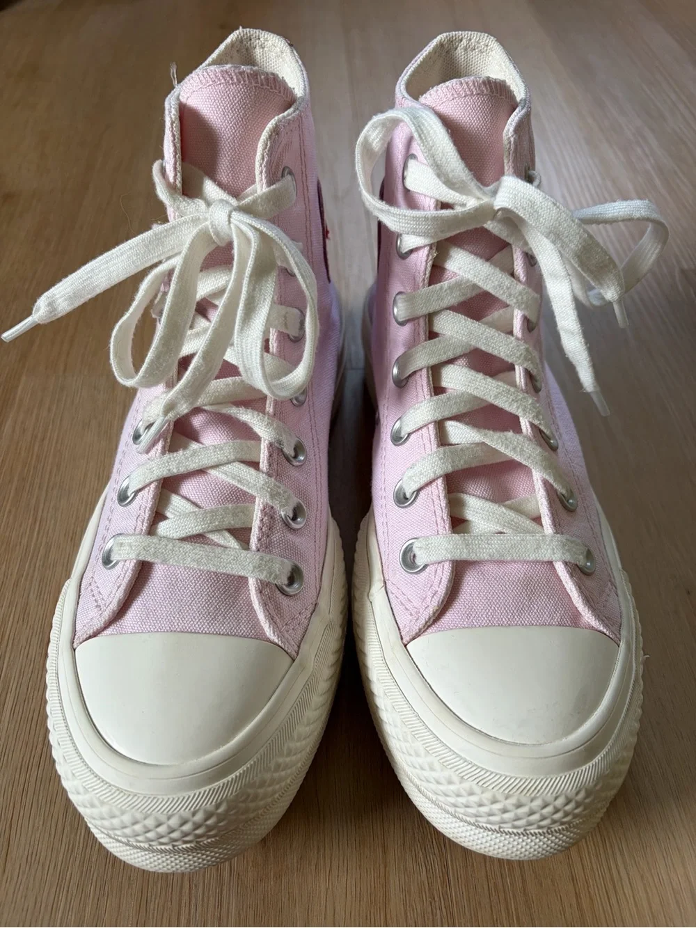 Converse Pink High-Top Canvas Sneakers